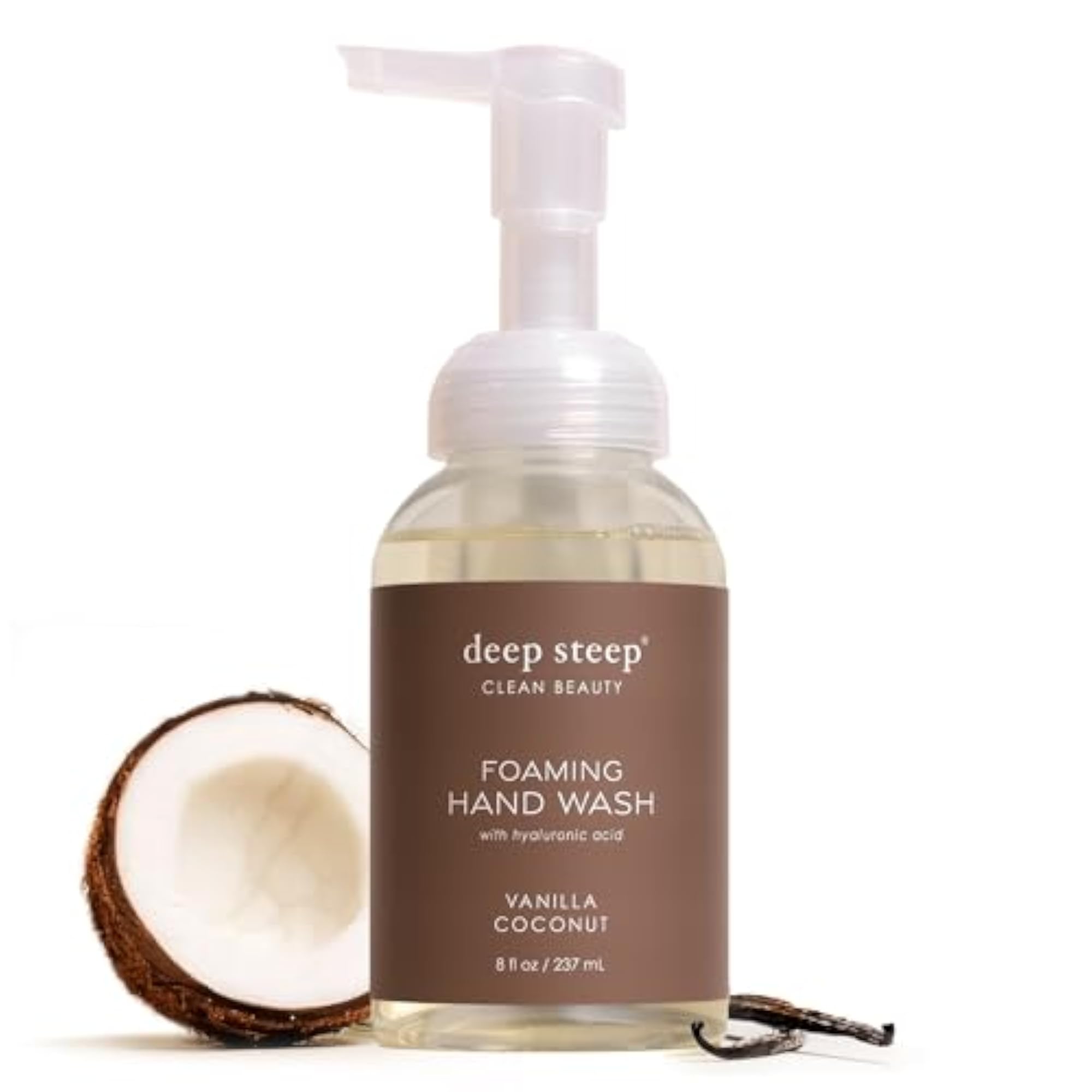 Foaming Hand Wash, Vanilla Coconut, 8 Ounce